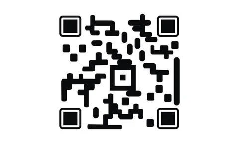 QR code  smart phone Stockillustratie