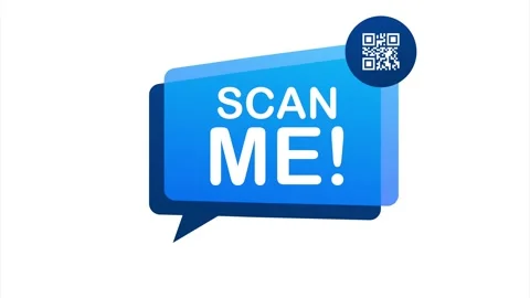 QR code for smartphone. Inscription scan me with smartphone icon. Qr code for Stock Footage 147271370