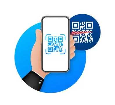 QR code for smartphone. Inscription scan me with smartphone icon. Qr code for Stock Illustration