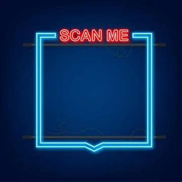 QR code for smartphone. Inscription scan me with smartphone icon. Qr code for Stock Illustration