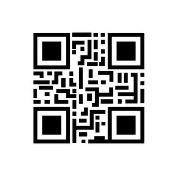 Qr code technology Illustrazione stock