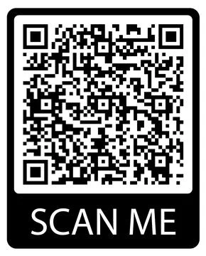 QR code with text SCAN ME. Identity concept in phone. Qrcode vector Illustrazione stock