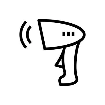 Qr code thin line icon Stock-Illustration