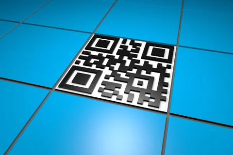 Qr code tile 스톡 일러스트