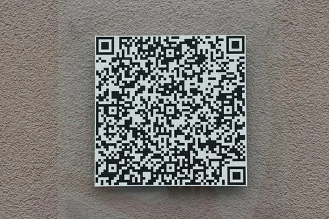 QR code two-dimensional barcode Stockfoto's