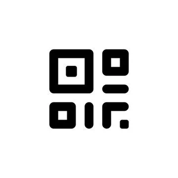 QR code. Vector icon design. Illustrazione stock
