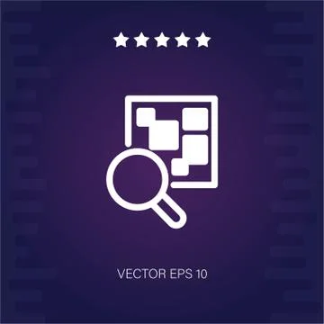 Qr code vector icon Illustrazione stock