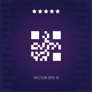 Qr-code vector icon イラスト素材