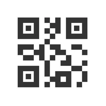 QR Code vector icon. QR code sample for smartphone scanning vector illustrati Stock-Illustration