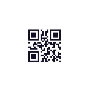 QR code vector 스톡 일러스트