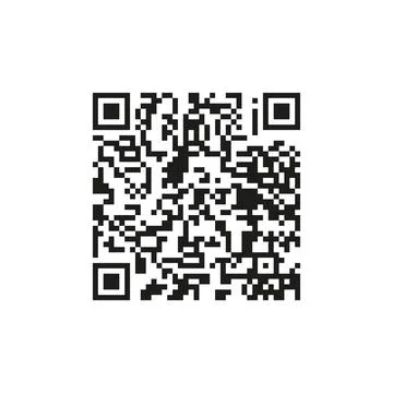 QR code. Vector illustration isolated on white background 库存插图