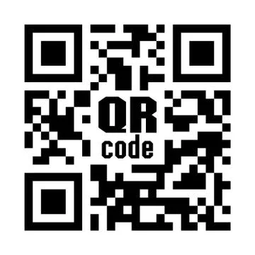 QR code . white background Stock Illustration