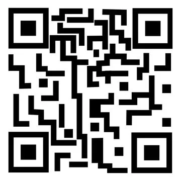 QR code on white Stock Illustration