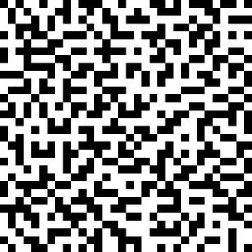Qr codes seamless pattern Illustrazione stock