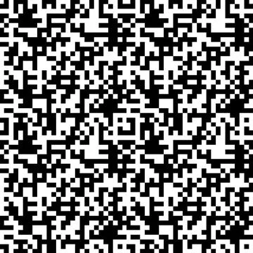 QR Motif Seamless Pattern Stock Illustration