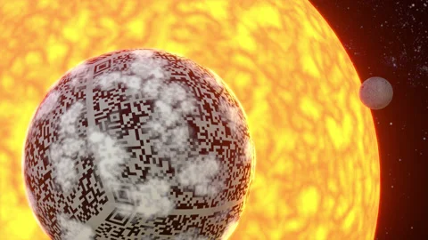 QR planet 動画素材 199283008