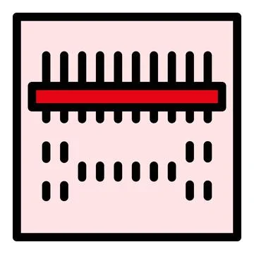 Qr reader icon vector flat 스톡 일러스트