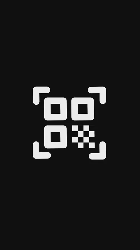 QRCode icon scan animation. Stock Footage 297148979