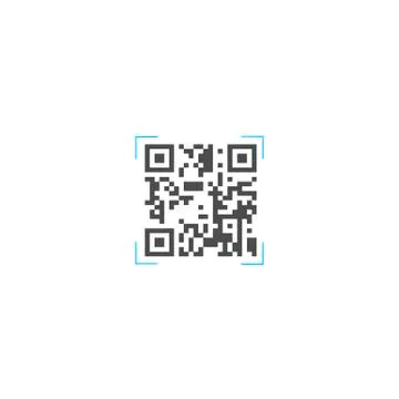 QRCode Verification Icon Illustrazione stock