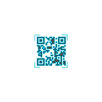 QRCode Verification Scan Icon Illustrazione stock