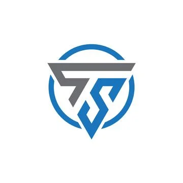 QS Letter monogram Initial Logo Design Template Vector Illustration. QS ele.. Stock Illustration