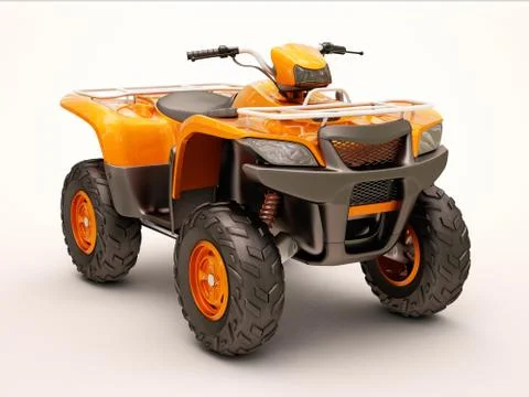 Quad bike Stock Illustration