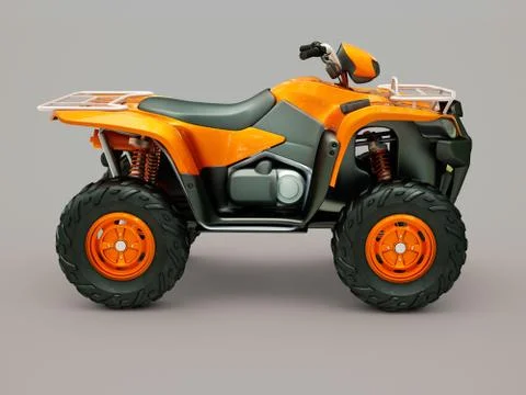 Quad bike Stock Illustration