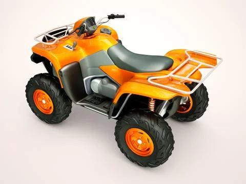 Quad bike Stock Illustration