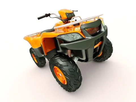 Quad bike Stock Illustration