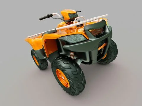 Quad bike Stock Illustration