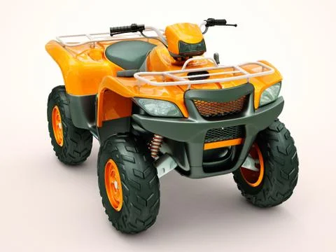 Quad bike Illustrazione stock
