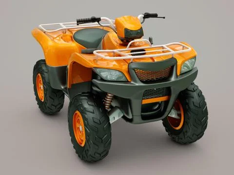 Quad bike Stock Illustration