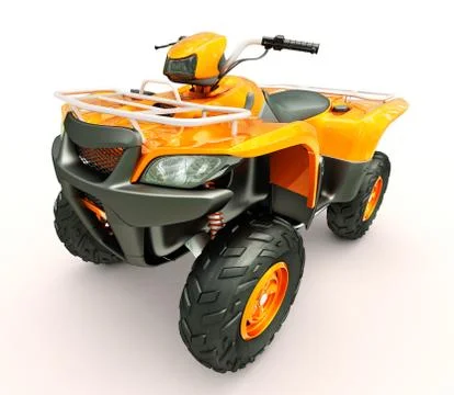 Quad bike Stock Illustration