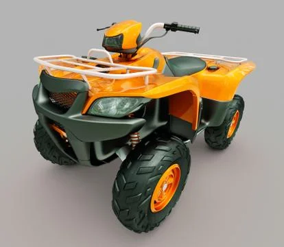 Quad bike Stock Illustration