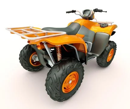 Quad bike Stock Illustration