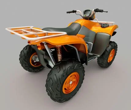 Quad bike Stock Illustration