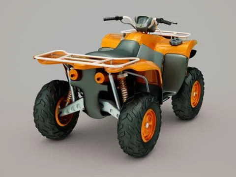Quad bike Stock Illustration