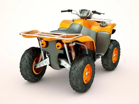 Quad bike Stock Illustration