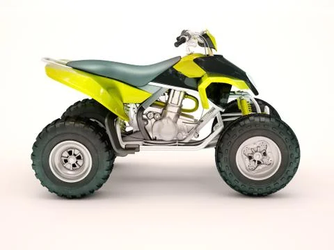 Quad bike Stock Illustration