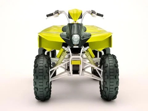 Quad bike Stock Illustration