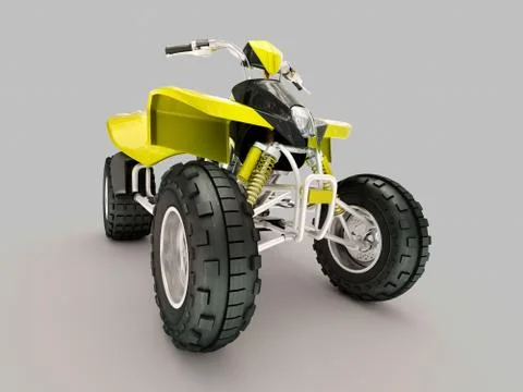 Quad bike Stock Illustration