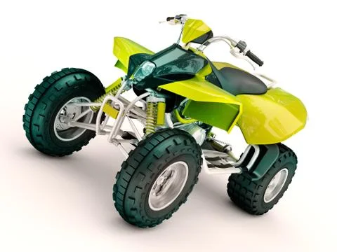 Quad bike Stock Illustration