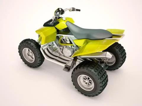 Quad bike Stock Illustration