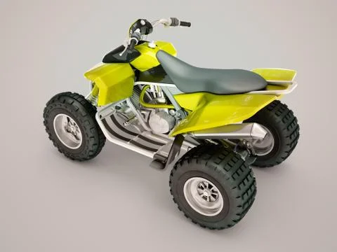 Quad bike Illustrazione stock