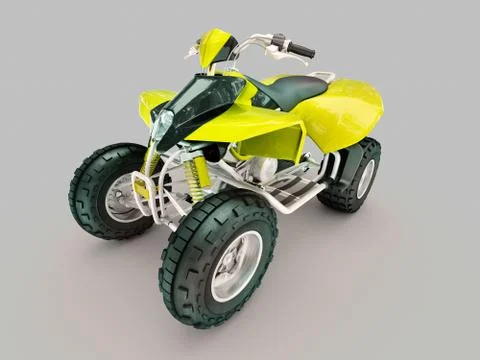 Quad bike Stock Illustration