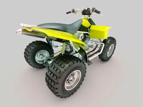 Quad bike Stock Illustration