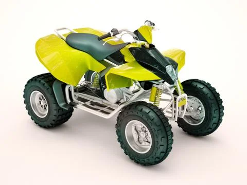 Quad bike Stock Illustration