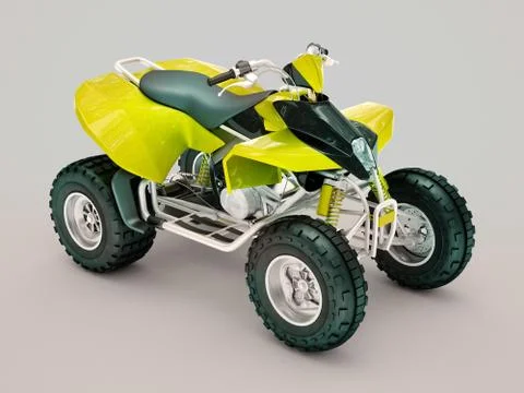 Quad bike Stock Illustration