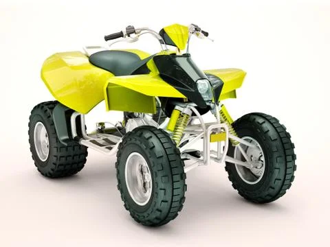 Quad bike Stock Illustration