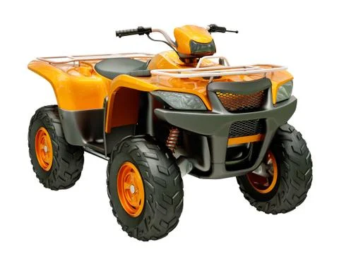 Quad bike isolated Stock Illustration